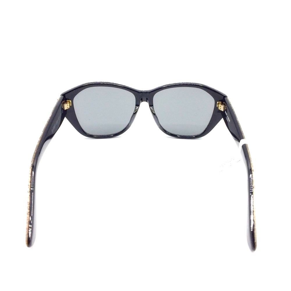 YSL Saint Laurent Sunglasses Silver Gold Sparkle Sunglasses - Picture 2 of 8